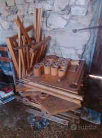 scala autoportante in legno 