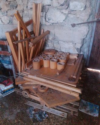 scala autoportante in legno 