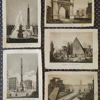 5 stampe d'arte antica ROMA archivio Carlo Erba