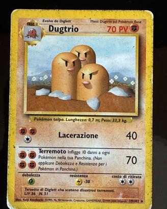 Pokemon / Dugtrio / Set Base / ITA