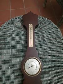 Orologio da muro d'epoca in legno anni 70-80 