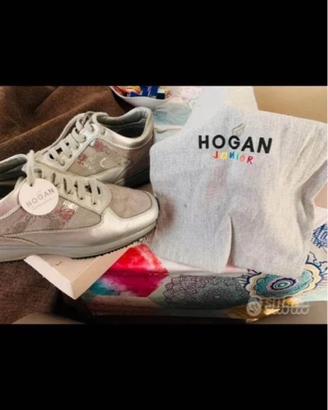 Scarpe hogan argento