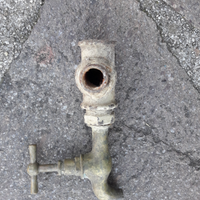 Rubinetto in ottone vintage