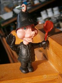 RARO Topo Gigio Vigile Urbano Nero Anni '60 Moplas
