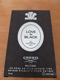 Profumo creed love in black 75ml