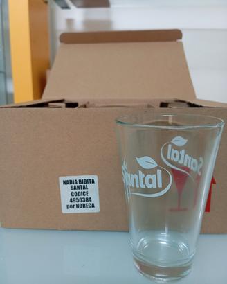 Set 6 Bicchieri Santal in vetro – NUOVI bar