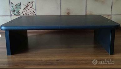 Supporto TV mensola legno laminato nero