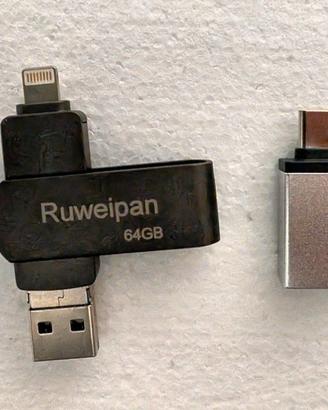 Nuovissima. Chiavetta USB per Phone,64GB