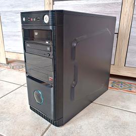 Case PC Mid Tower + Alim. 500W + Mast.