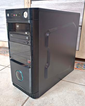 Case PC Mid Tower + Alim. 500W + Mast.