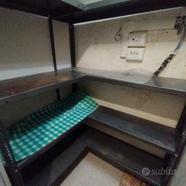 ripiani di metallo per scaffalatura