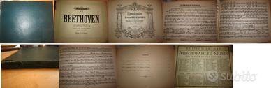 Spartito musicale Beethoven antico - inizio 1900 