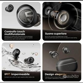 Auricolari bluetooth/wireless  NUOVI MAI USATI