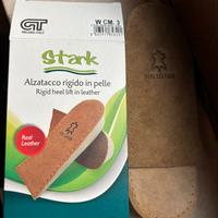 Alzatacco 3 cm in pelle ortopedico