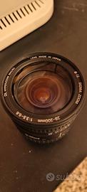 Sigma 28 - 200 Macro Nikon con adattatore EF 
