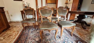 Set 6 sedie in stile Luigi Filippo