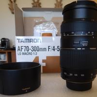 Obiettivo Tamron AF70-300mm F/4-5.6 Di  macro 1:2