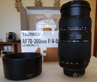 Obiettivo Tamron AF70-300mm F/4-5.6 Di  macro 1:2