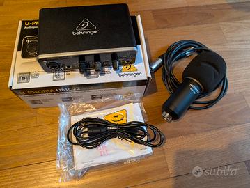 Beringer UMC22 scheda audio esterna 2x2 usb 48khz