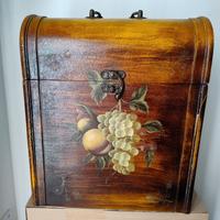 Porta bottiglie in legno 