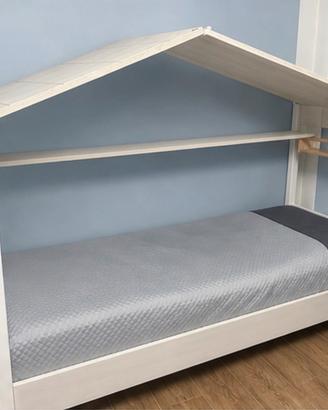 Letto casetta bambini 2 pz