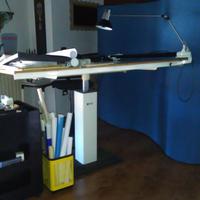 Tavolo da disegno bieffe e tecnigrafo zucor