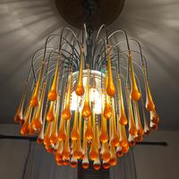 Lampadario vetro Murano Venino anni 40