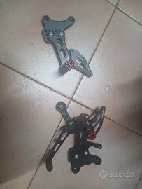 pedane arretrate lightech Yamaha r6