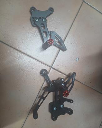pedane arretrate lightech Yamaha r6