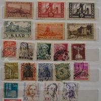 652 Francobolli Germania SAAR,Land Berlin,Moravia