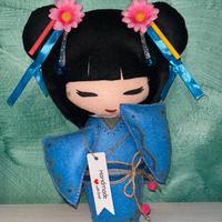 Bambolina kokeshi kimmidol 🇯🇵 fatta a mano