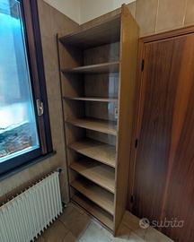 Scaffale/Libreria in Legno a 7 Scomparti