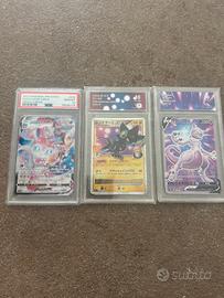 Lotto carte Pokemon gradate