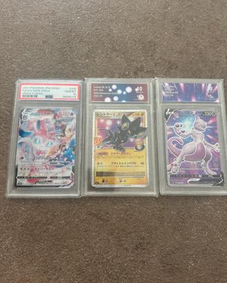 Lotto carte Pokemon gradate