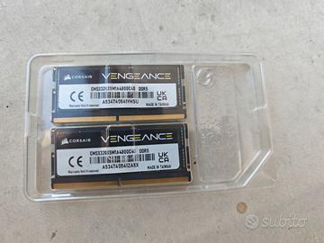 sodimm DDR 5 Corsair Vengeance  32x2