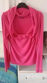 maglia fucsia marca Rocco barocco 