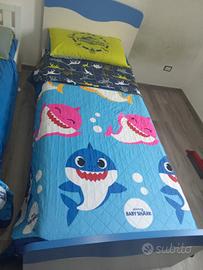 struttura letto singola a doghe 