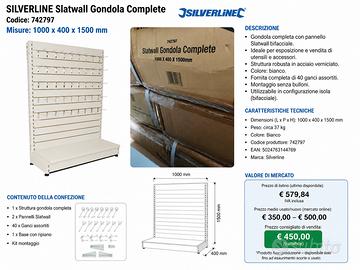 3+1 scaffale per negozio o magazzino