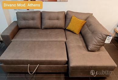 Divano Mod. Athens con carrello e Box Penisola 