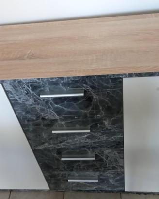 Cassettiera/Credenza rivestita