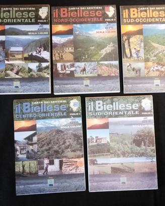 Lotto 5 mappe Il Biellese