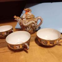 teiera con tazze giapponese vintage