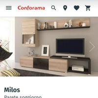 Soggiorno,parete attrezzata