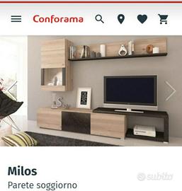 Soggiorno,parete attrezzata