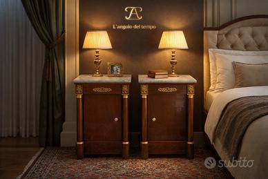 Coppia comodini stile impero