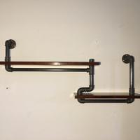 Mensola tubi ghisa nera