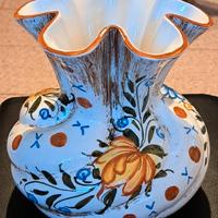 Vaso Deruta dipinto a mano, firmato e numerato