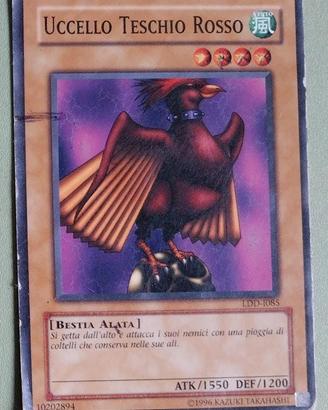 Carta Uccello Teschio Rosso - Yu-Gi-Oh