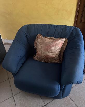 Poltrona blu
