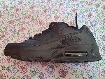 Nike Air Max 90 Leather "Triple Black" - Uomo n.41